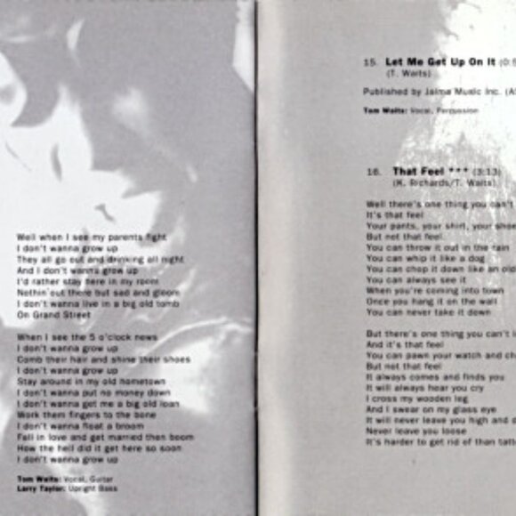 tom waits bone machine 1992 cd - alternative rock going out west glitter & doom - Picture 3 of 5